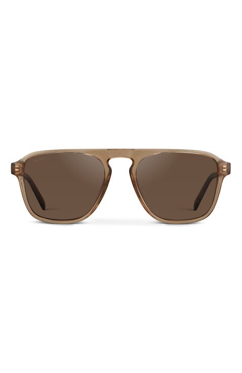 Emerson - 53mm Aviator Polarized Sunglasses