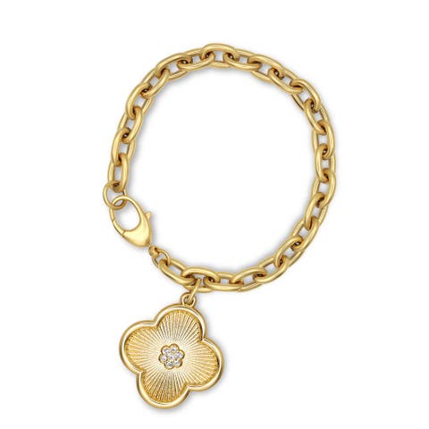 Arden Lane Gold Clover Statement Bracelet