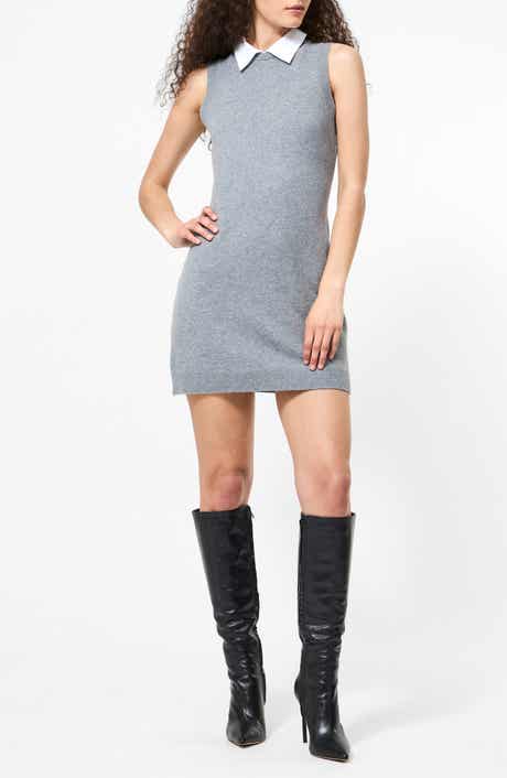 French Connection Vhari Sleeveless Mini Sweater Dress