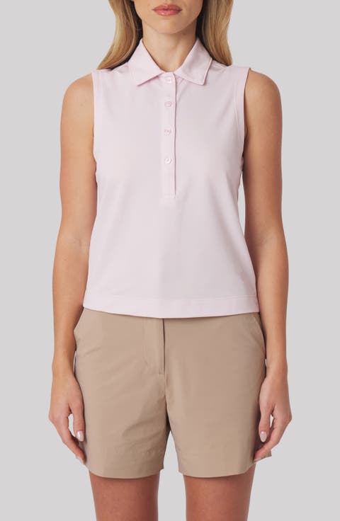 Maggie Sleeveless Golf Polo