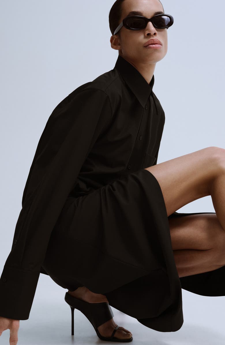 MANGO Straight Pocket Button-Up Shirt, Main, color, 