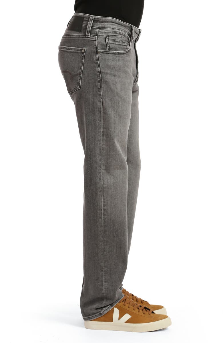 Mavi Jeans Zach Straight Leg Jeans, Alternate, color, Mid Smoke Brushed Williamsburg