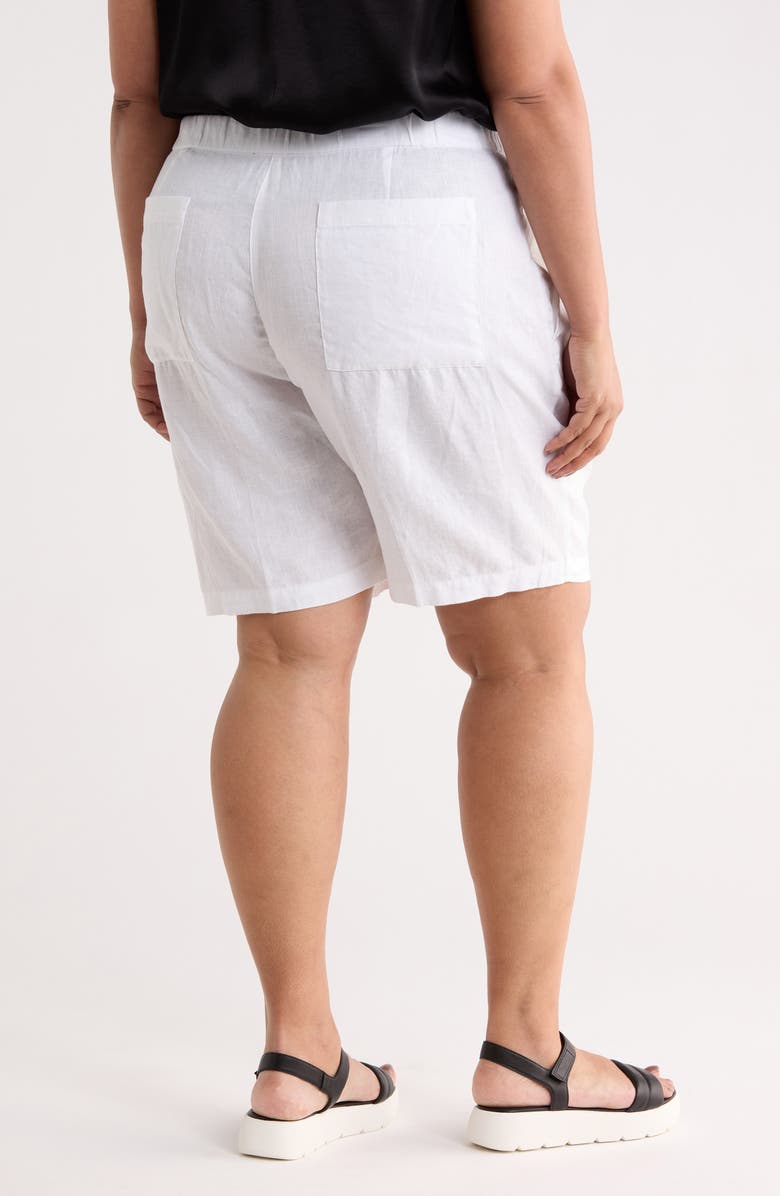 Eileen Fisher Organic Linen Shorts, Alternate, color,