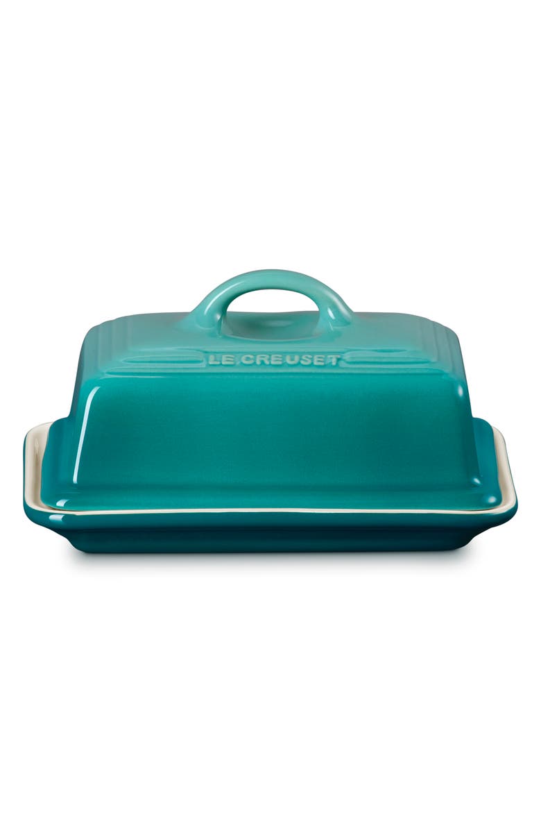 Le Creuset Heritage Butter Dish, Main, color, Riviera