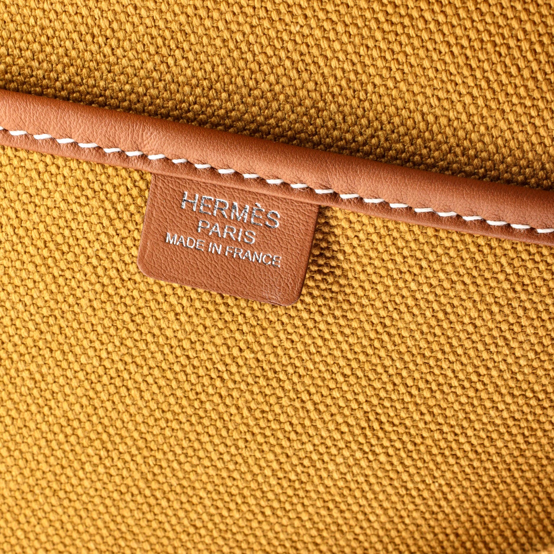 Pre-Owned Hermes Etriviere Pocket Tote Toile and Leather 35, Alternate, color, 