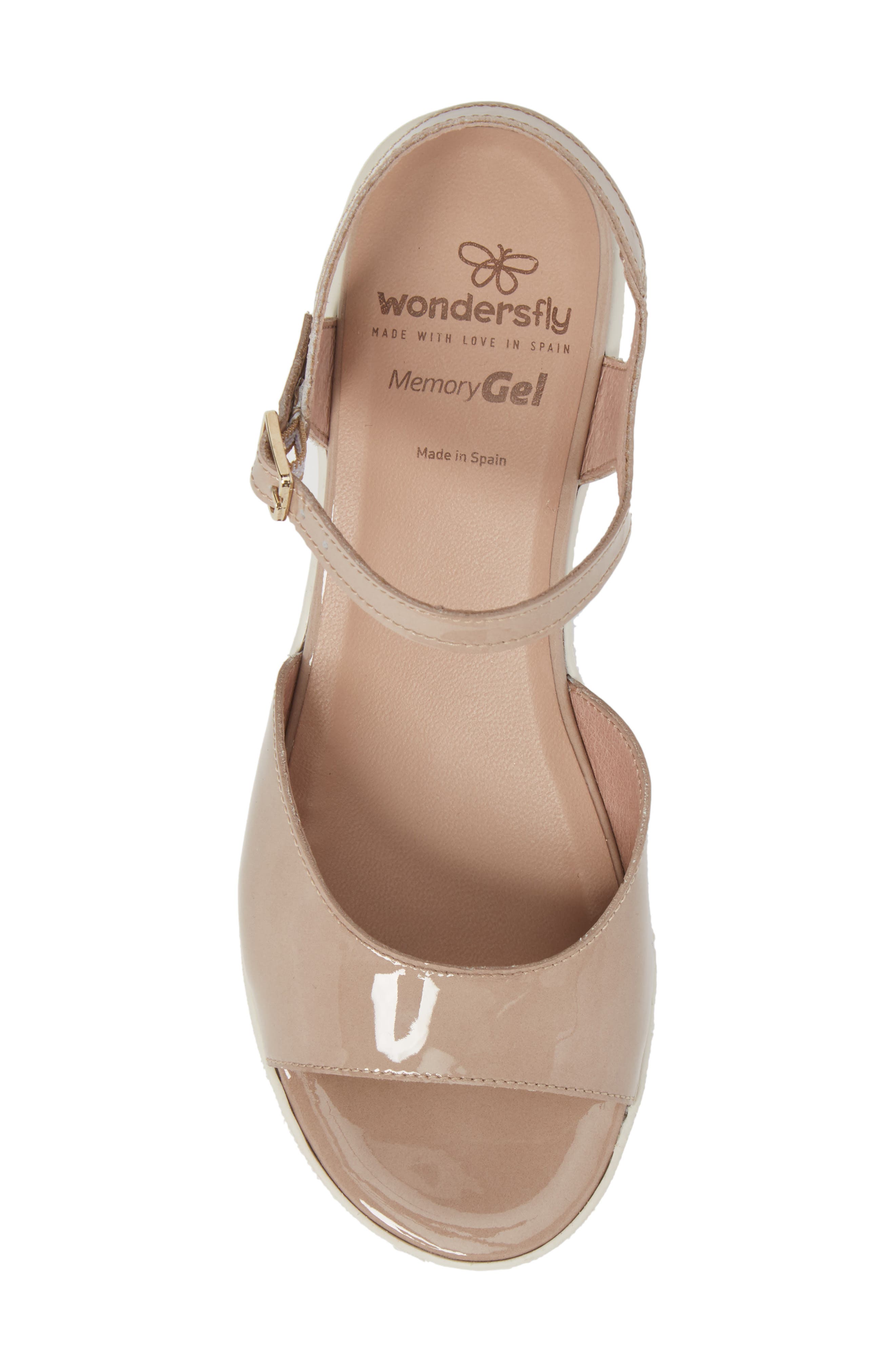 Wonders D-8201 Platform Sandal, Alternate, color, 