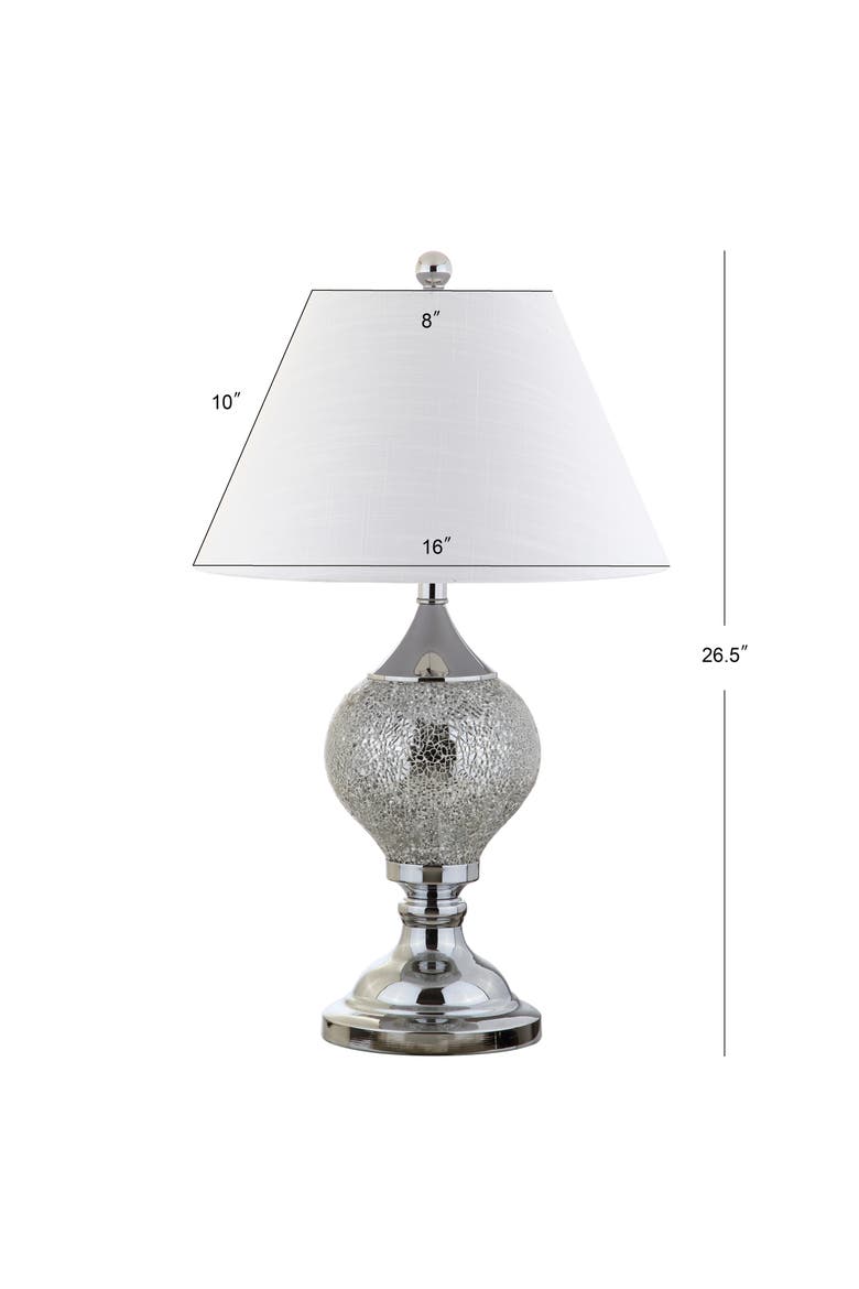 Louise Mirrored LED Table Lamp, Alternate, color, Silver/Chrome