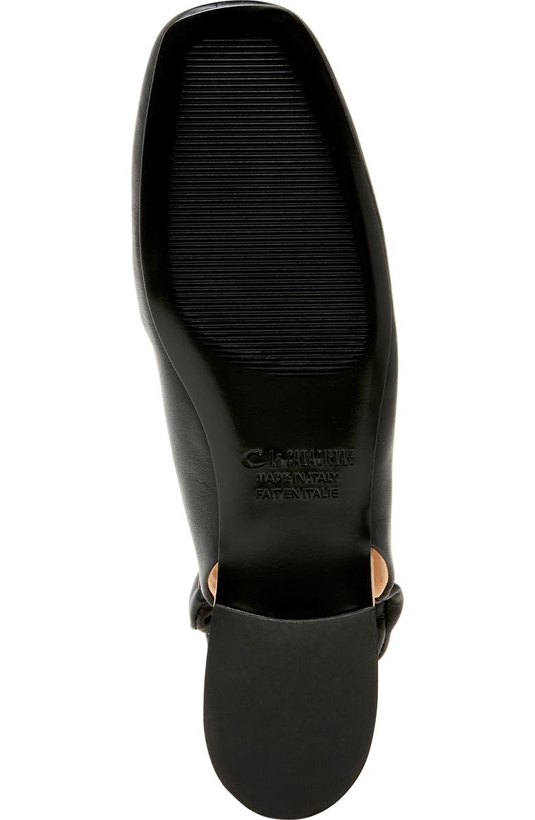 La Canadienne Glenn City Dry<sup>™</sup> Waterproof Slingback Flat, Alternate, color, Black Leather