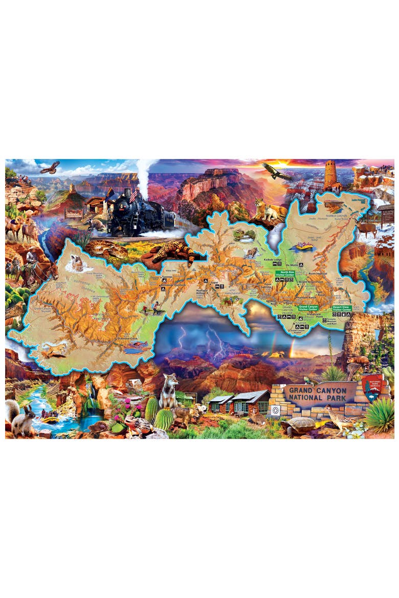Grand Canyon 1000 Piece Jigsaw Puzzle, Alternate, color, Multicolor