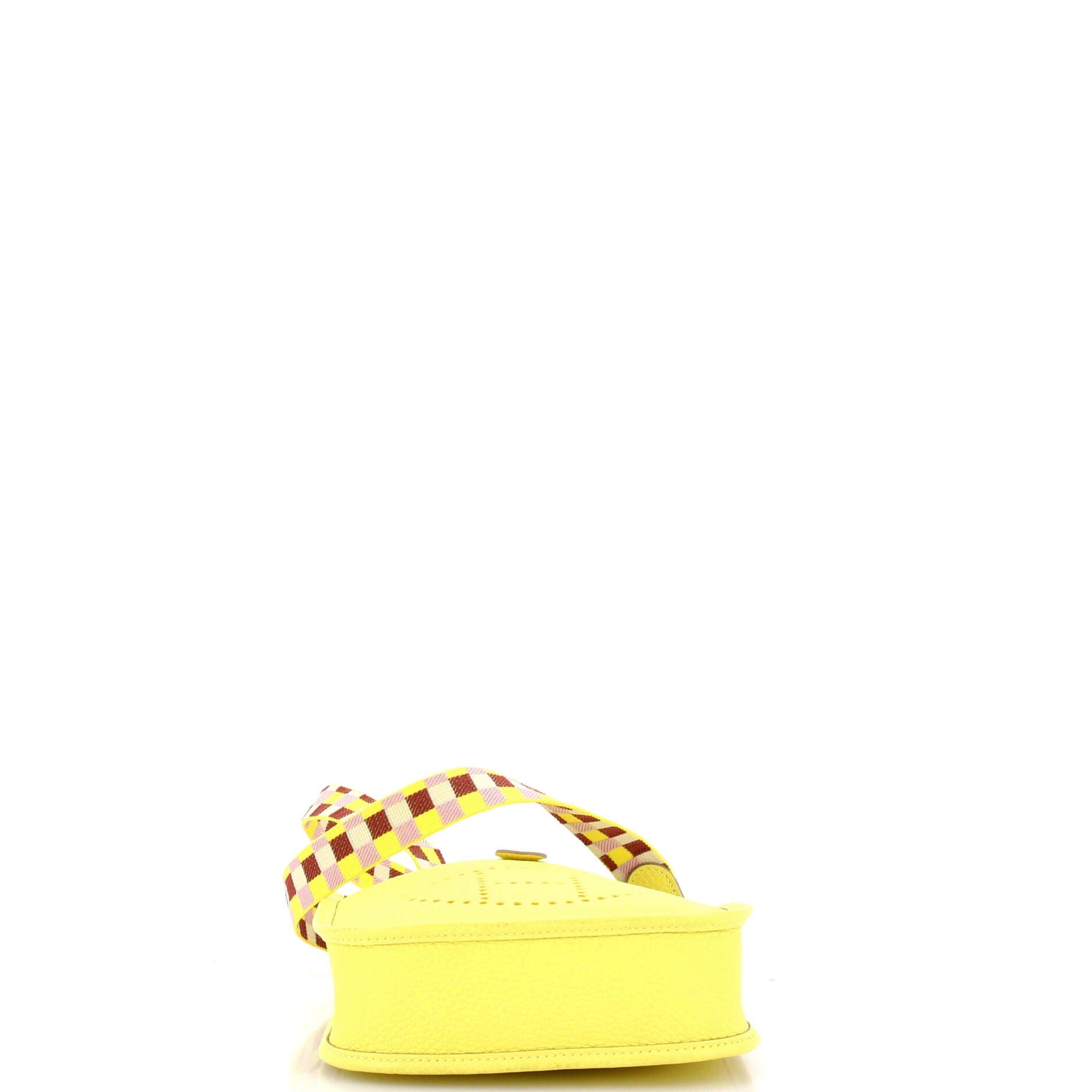 Pre-Owned Hermes Evelyne Bag Gen III Clemence TPM, Alternate, color, Lime