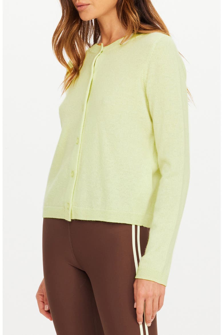 Sakina Cashmere Cardigan, Alternate, color, GREEN