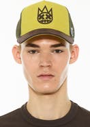 Cult of Individuality Logo Mesh Back Suede Trucker Hat