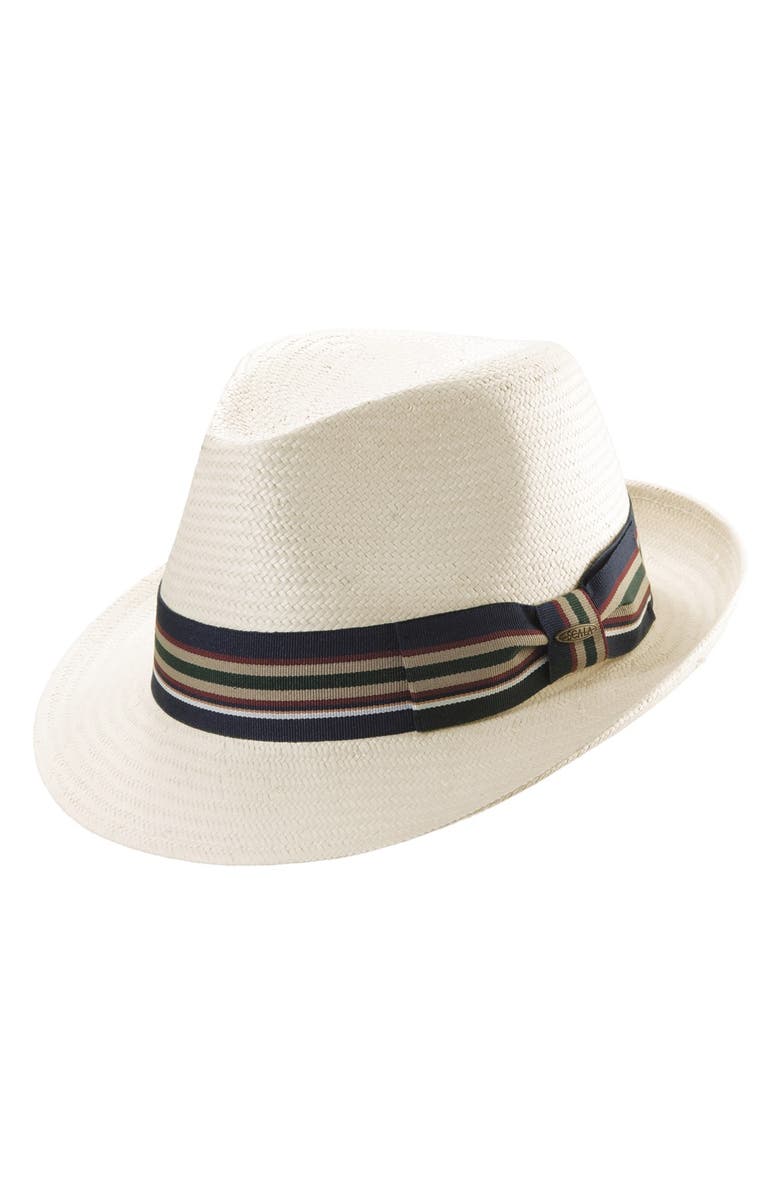 Scala Straw Trilby, Main, color,