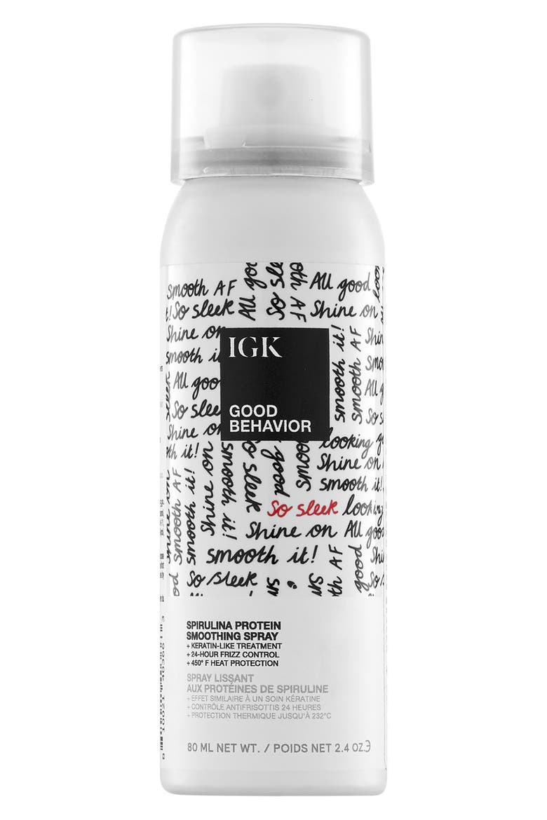 Travel Size Good Behavior Spirulina Protein Prep Smoothing Spray, Main, color, NO COLOR