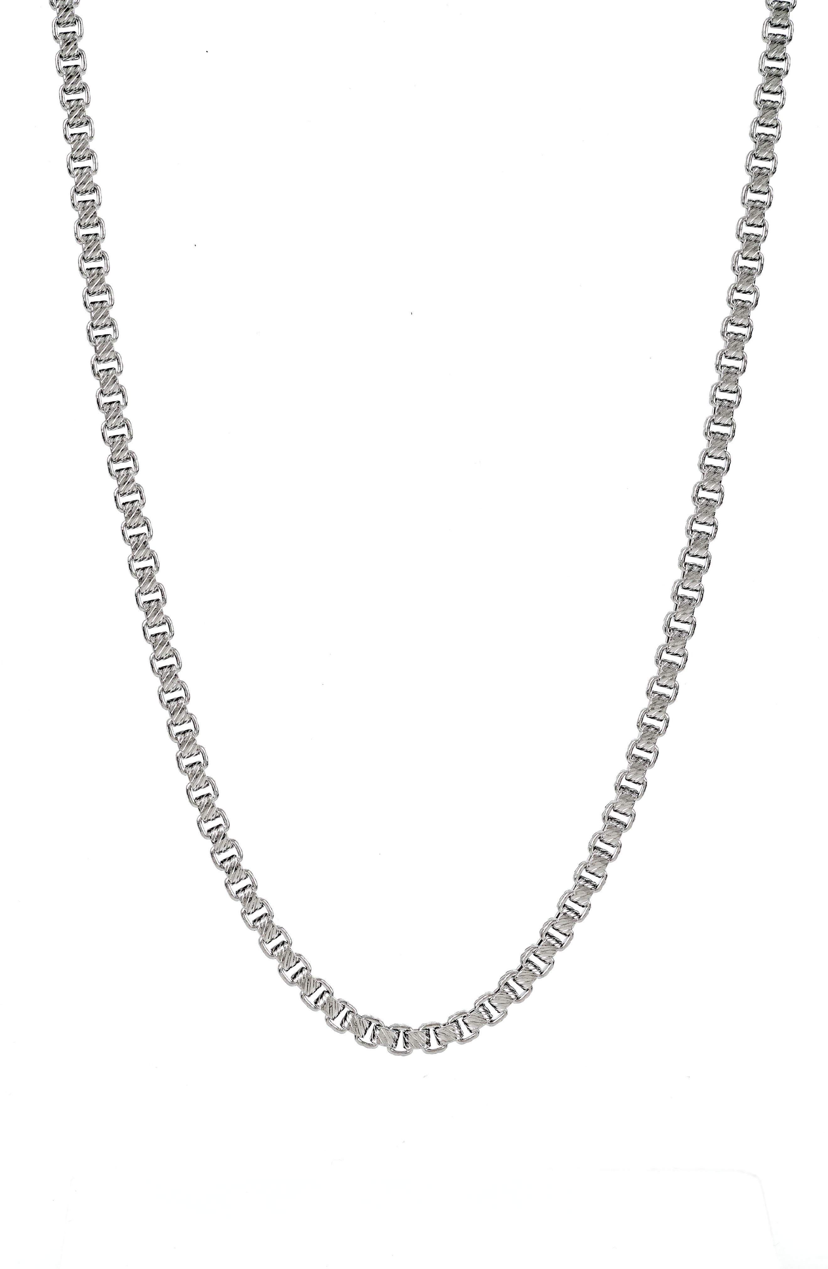 Men's Box Chain Necklace