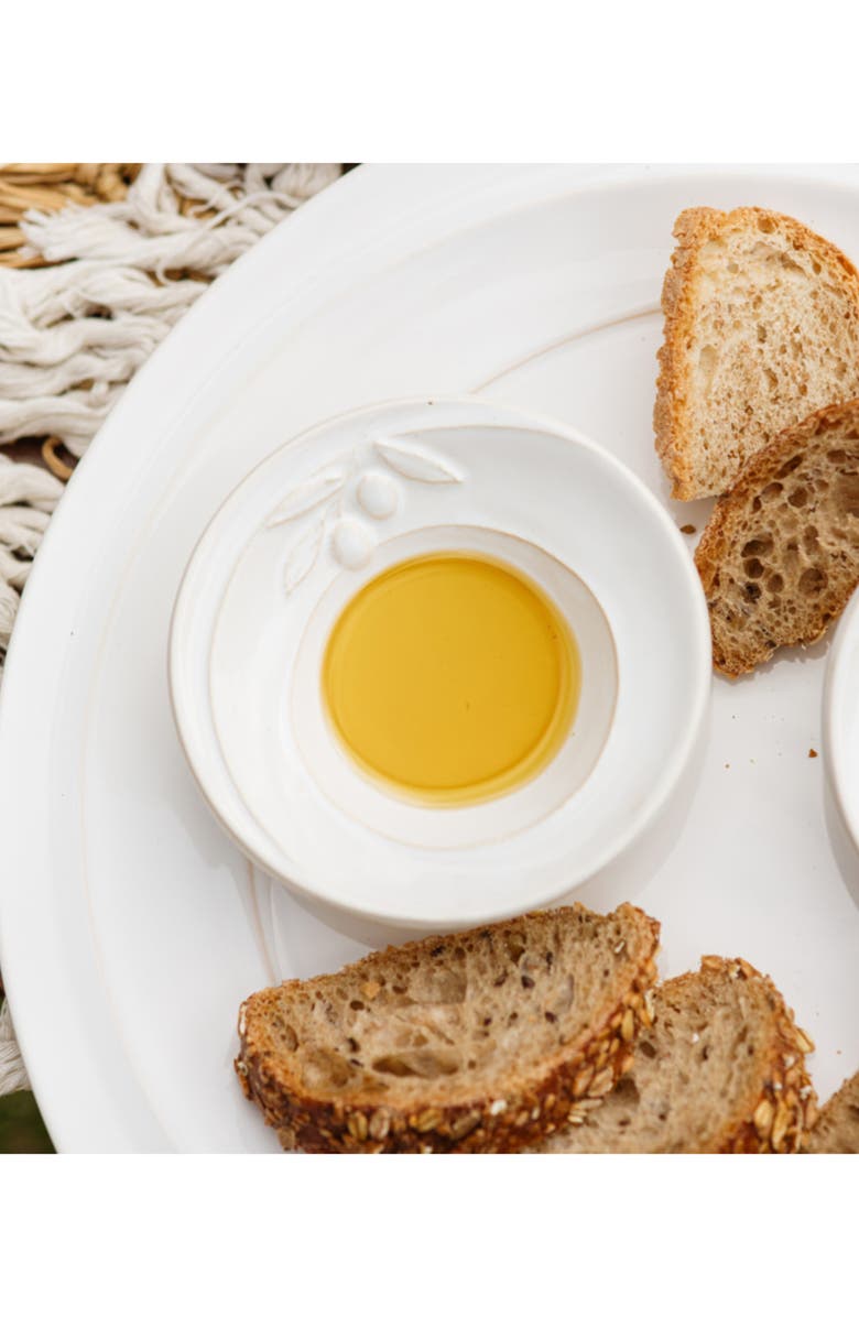 VIETRI Luna Condiment Bowl, Alternate, color, White