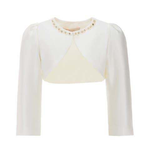 Cropped Satin Cardigan (Toddler, Little Kid & Big Kid)