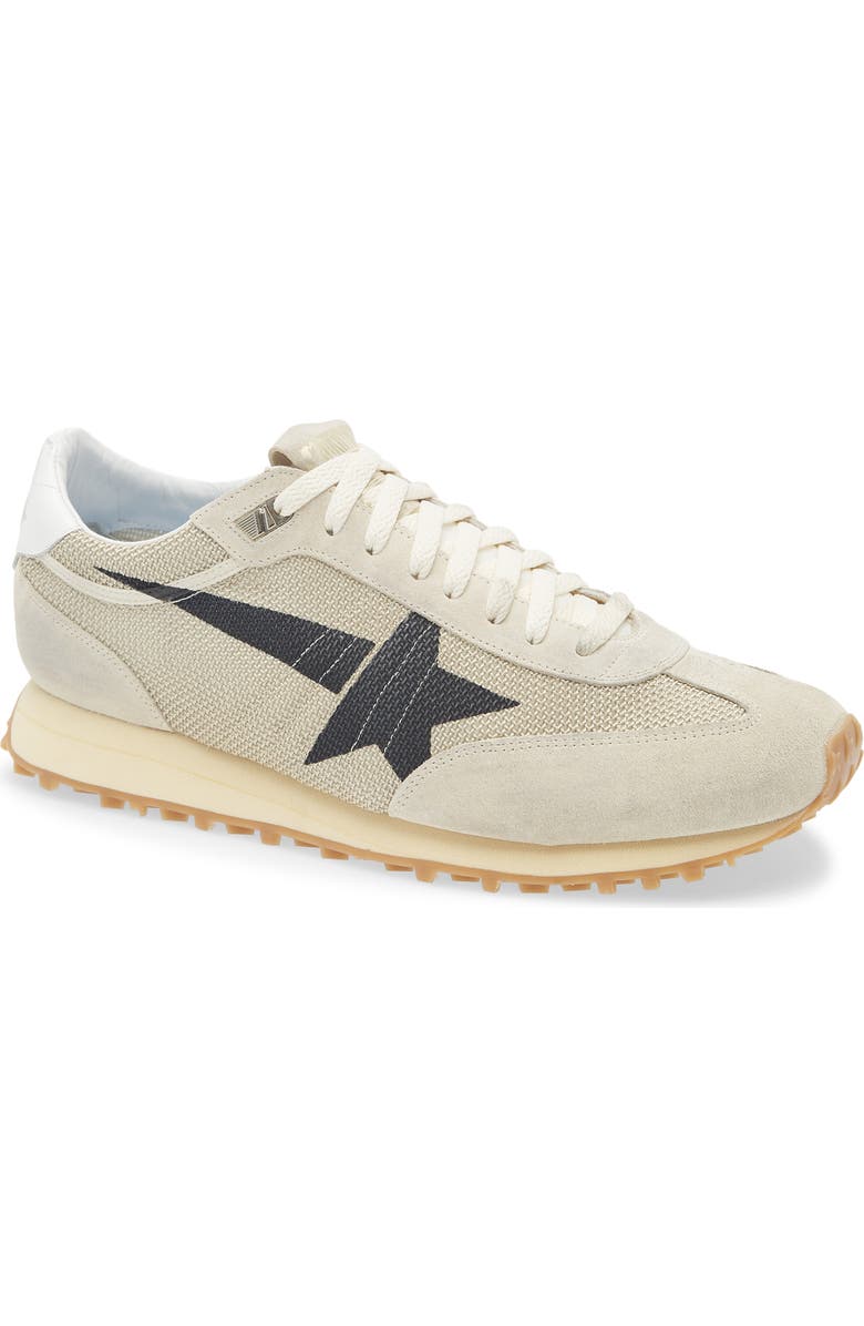 Golden Goose Running Marathon Sneaker, Main, color, Beige/Black