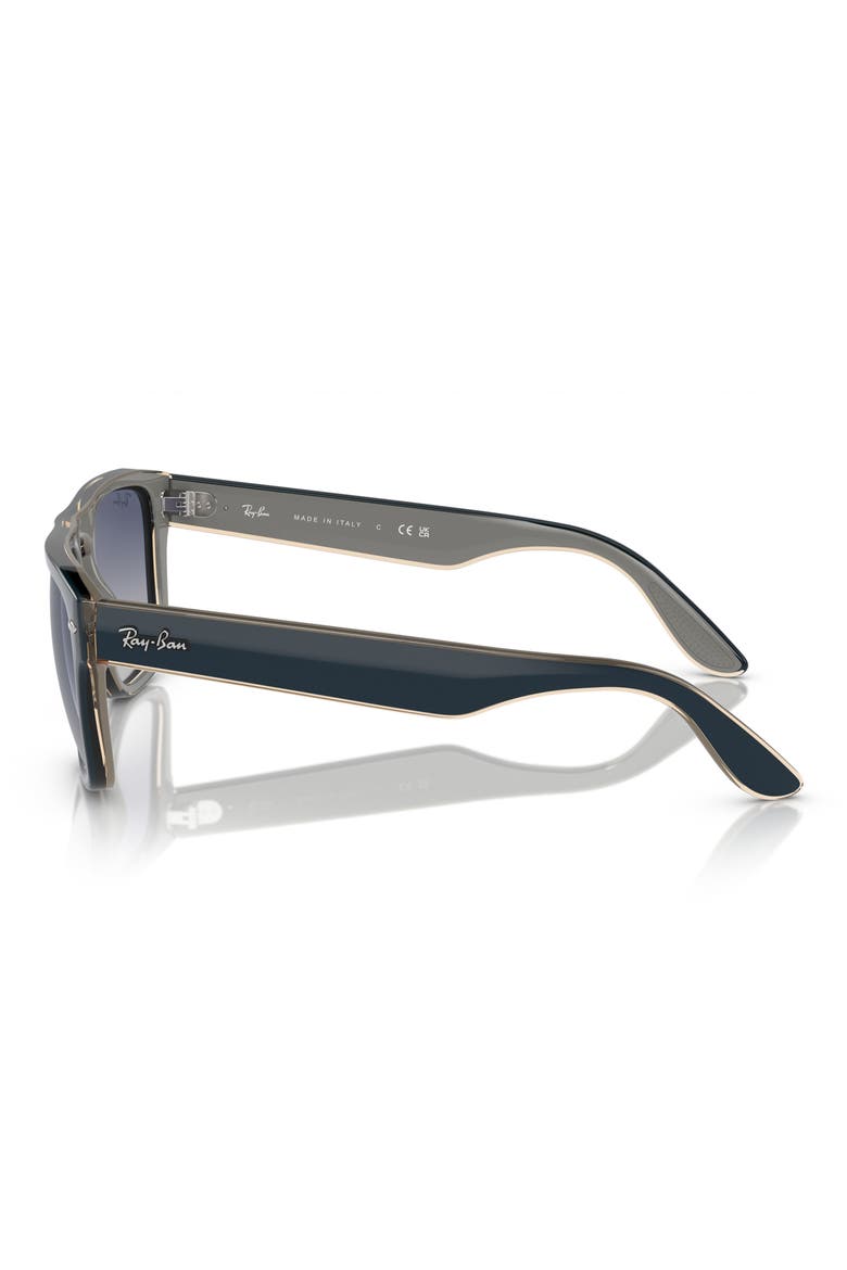 57mm Gradient Square Sunglasses, Alternate, color, GREY GRADIENT