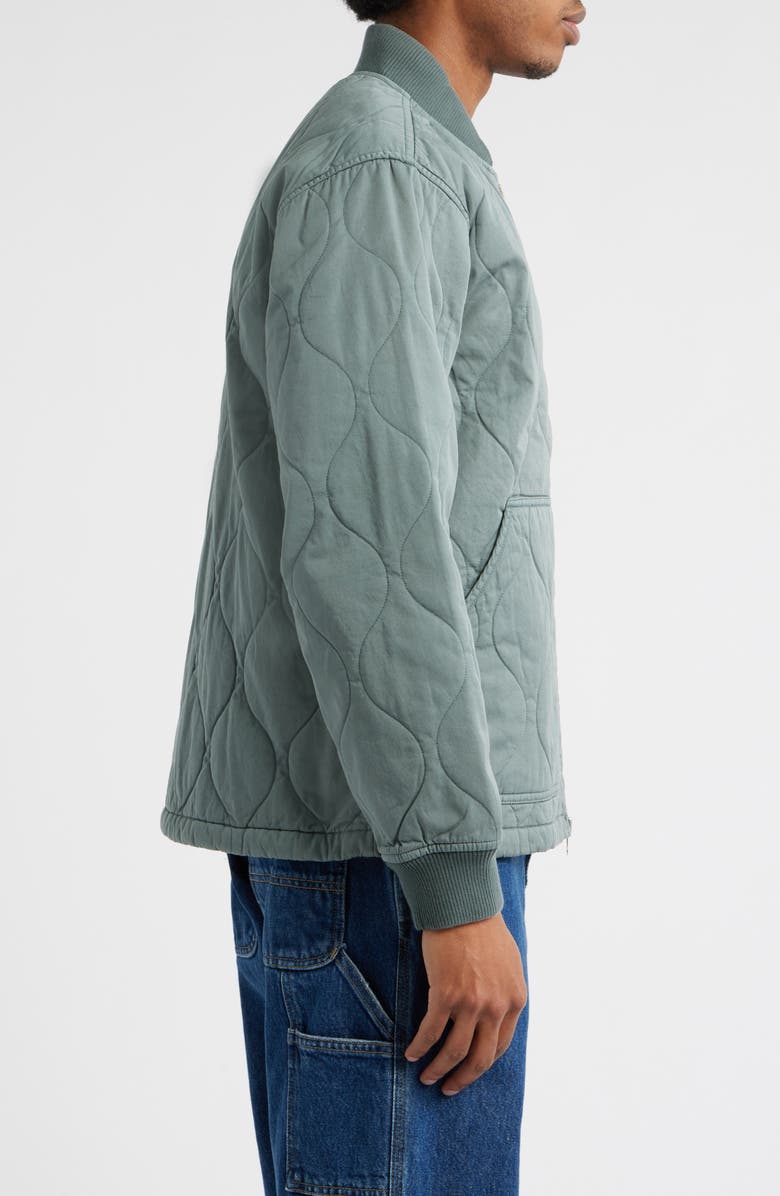 Carhartt Work In Progress Kylan Onion Quilted Liner Coat, Alternate, color, Velvet Green