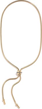 DEMARSON Elorie Cubic Zirconia Bolo Necklace