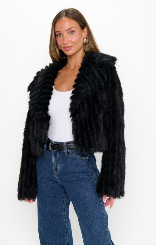 Show Me Your Mumu Salt Lake City Cropped Jacket In Black