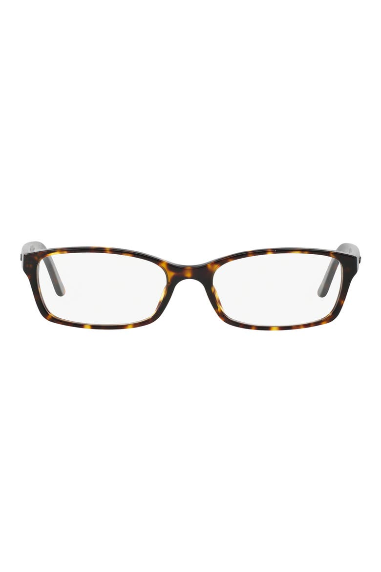 53mm PIllow Optical Glasses, Main, color, DARK HAVANA