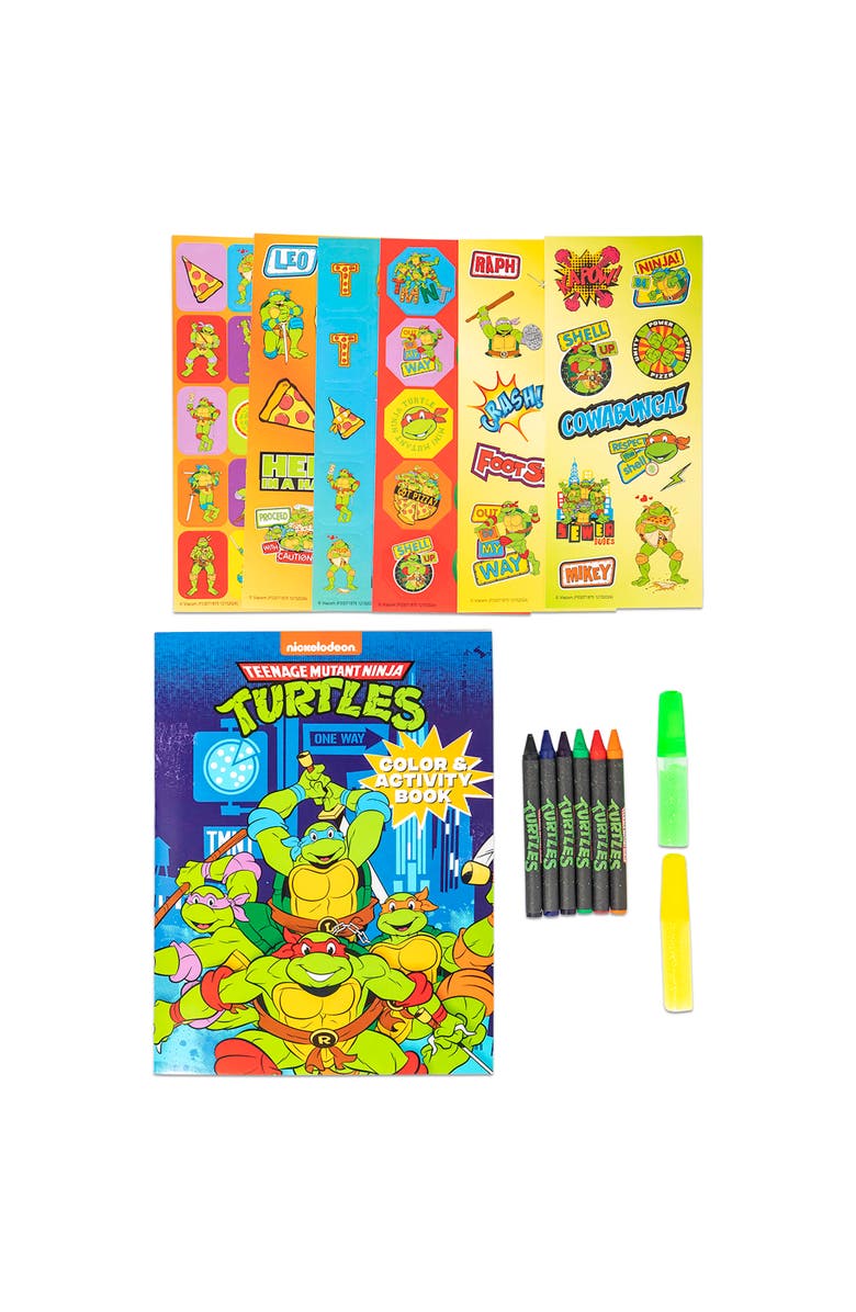Inkology Color Activity Set, Teenage Mutant Ninja Turtles Coloring Book, Kids 5+, Alternate, color, Multicolored