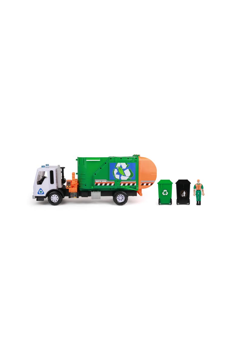 Mighty Fleet Garbage Truck Toy, Alternate, color, Multicolored