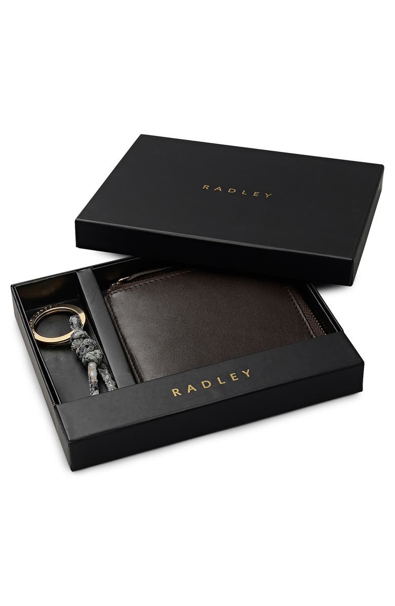 Radley Medium Chilworth Street Card Case & Key Ring Set, Alternate, color, Pine Needle