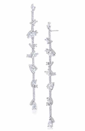 Cubic Zirconia Duster Earrings