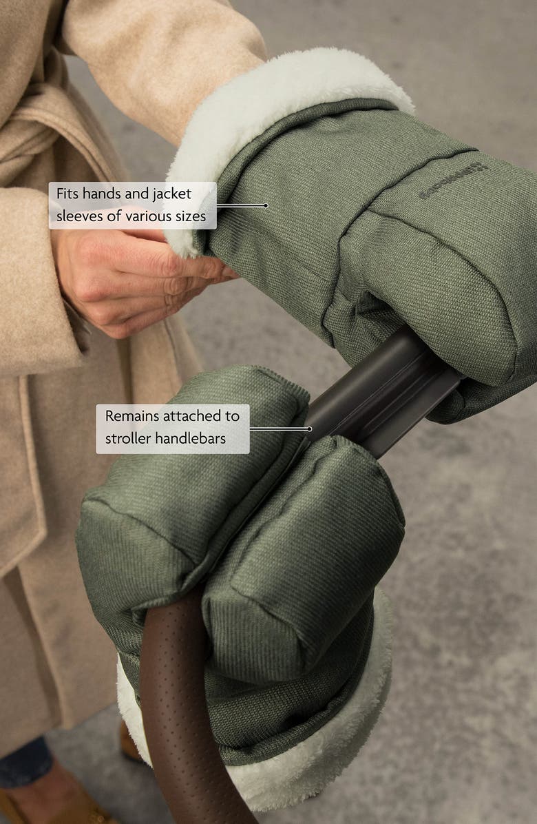 UPPAbaby Cozy Hand Muffs, Alternate, color, Grey Brushed Melange