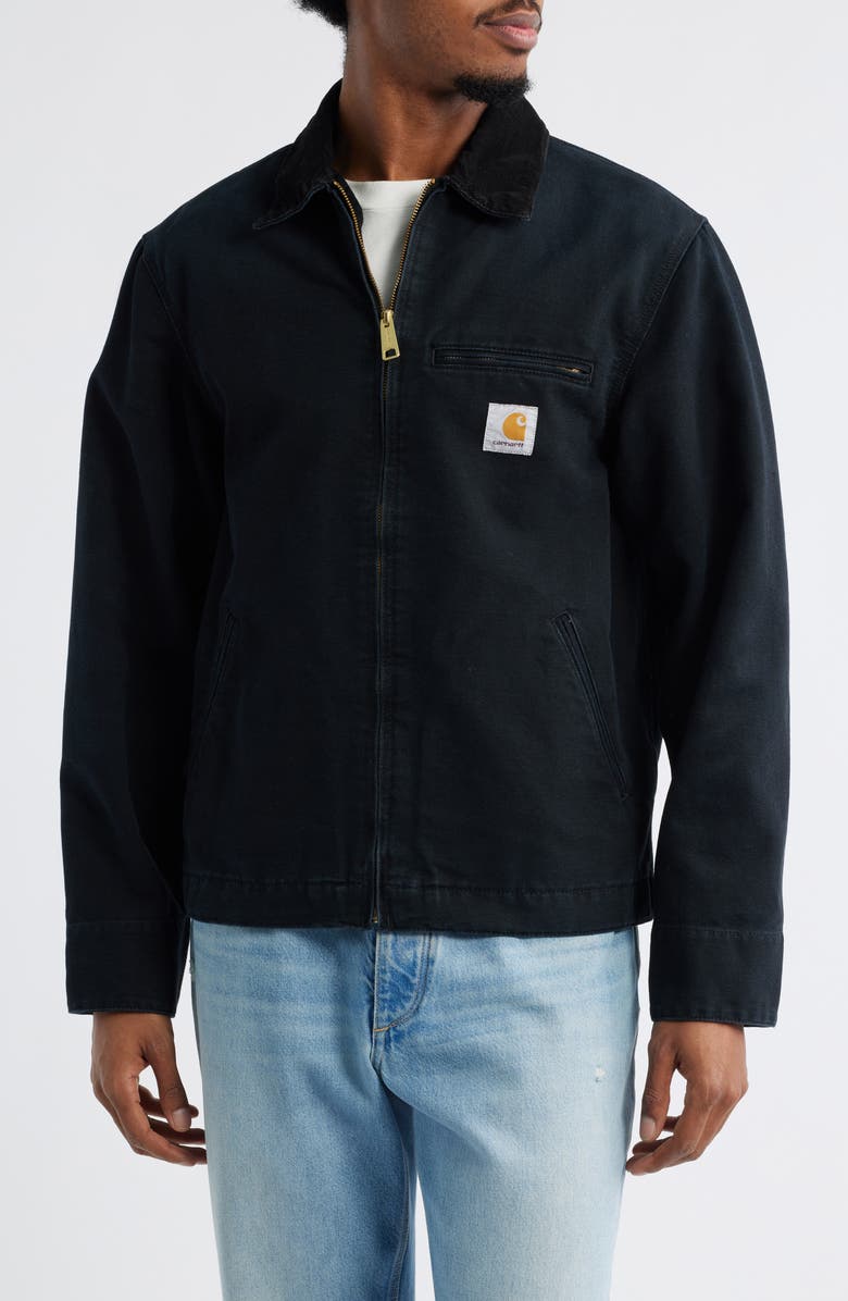 Carhartt Work In Progress Detroit Organic Cotton Canvas Jacket, Alternate, color, 