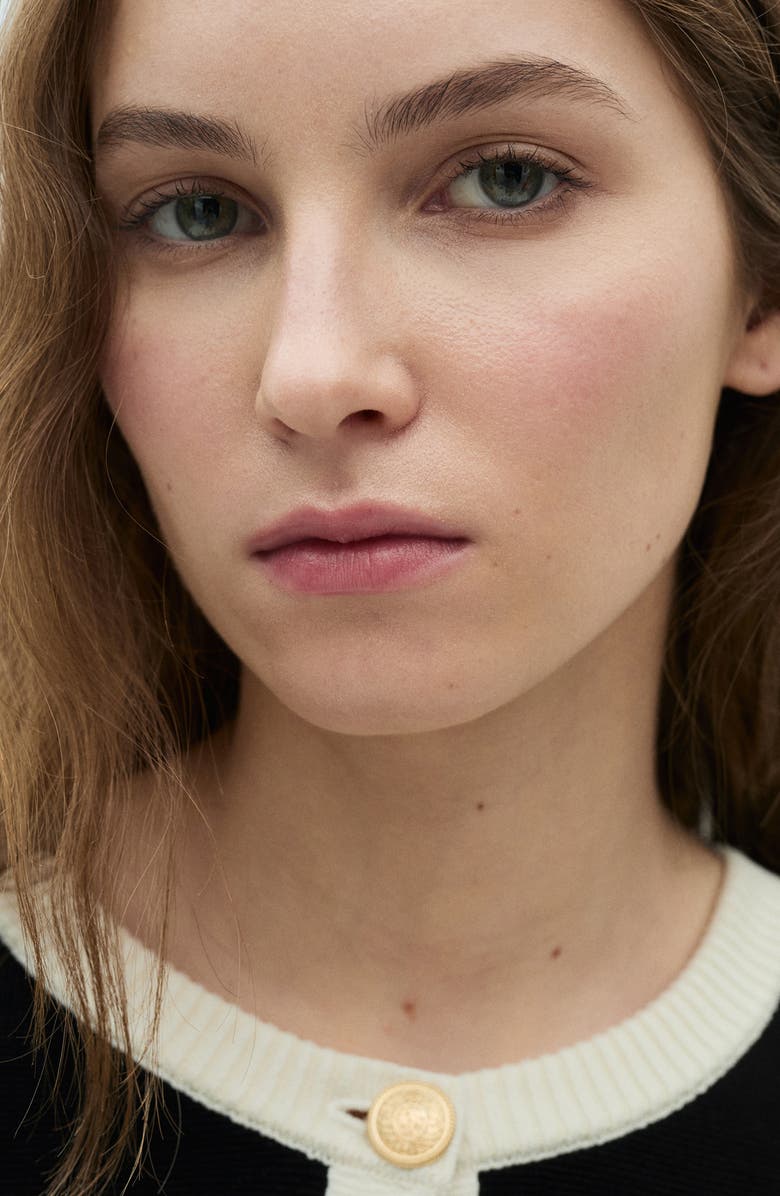 MANGO Trim Sweater Jacket, Alternate, color, 