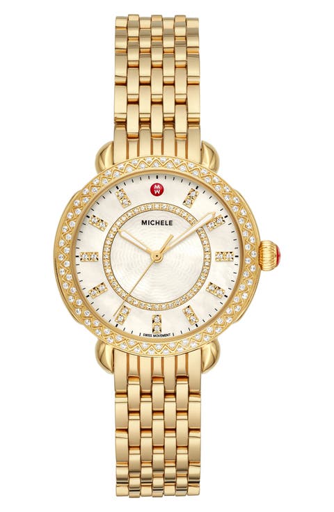 Sidney Classic Diamond Bracelet Watch, 33mm