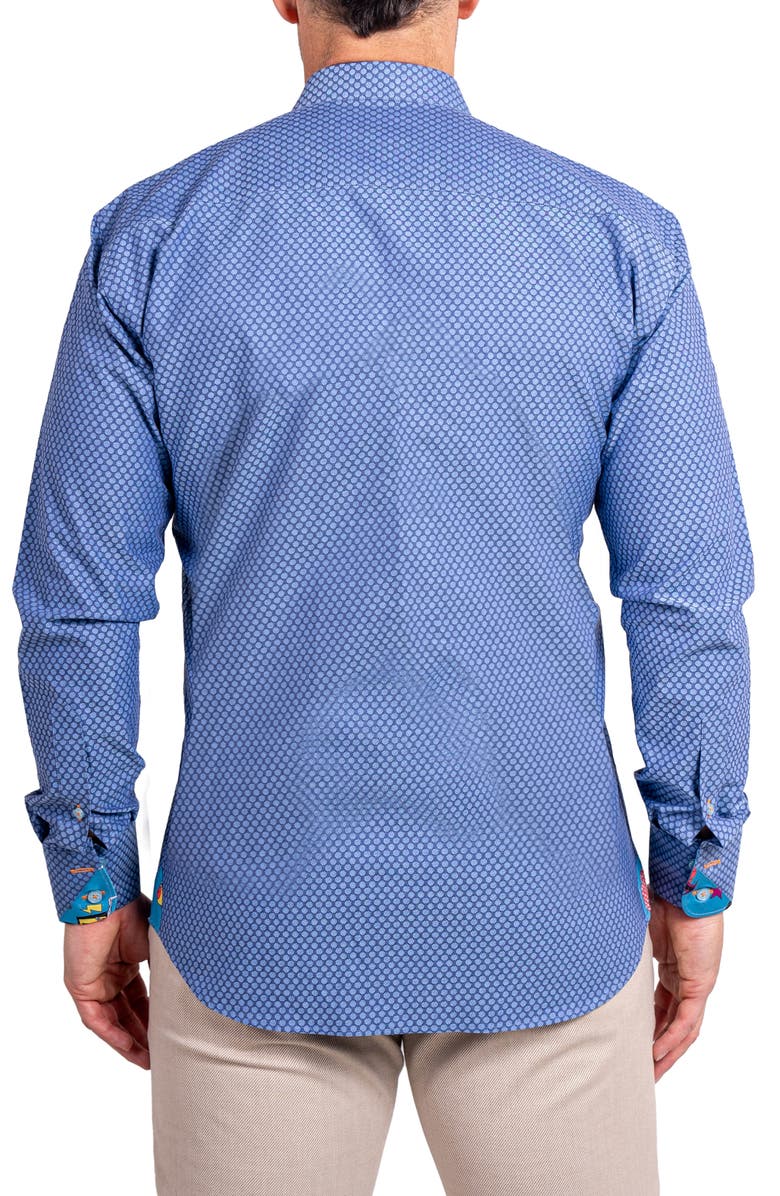 Maceoo Einstein Ascension Contemporary Fit Button-Up Shirt, Alternate, color, Blue