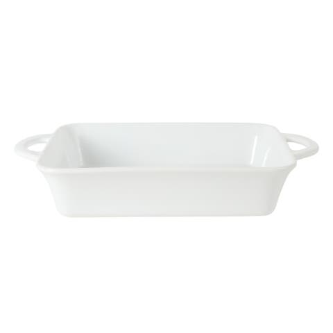 Gracious Dining Rectangular Stoneware Baking Dish with Handles