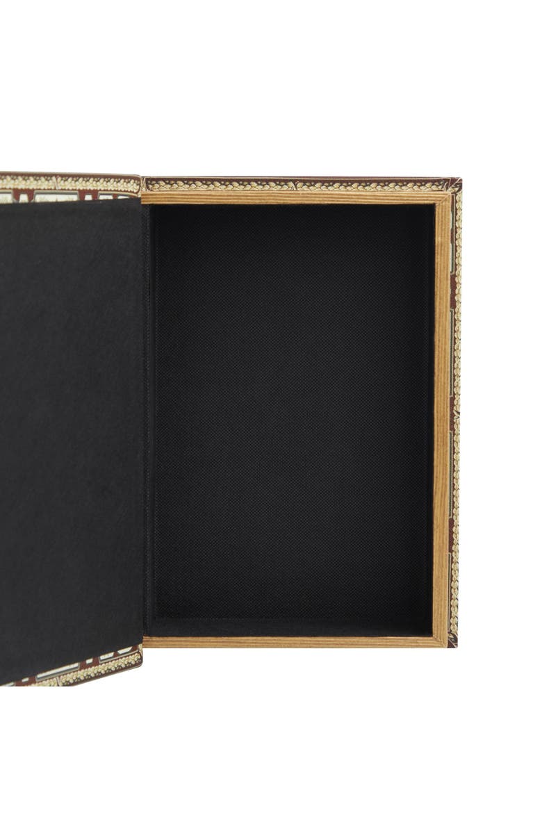 SONOMA SAGE HOME Set of 3 Faux Book Boxes, Alternate, color, Red