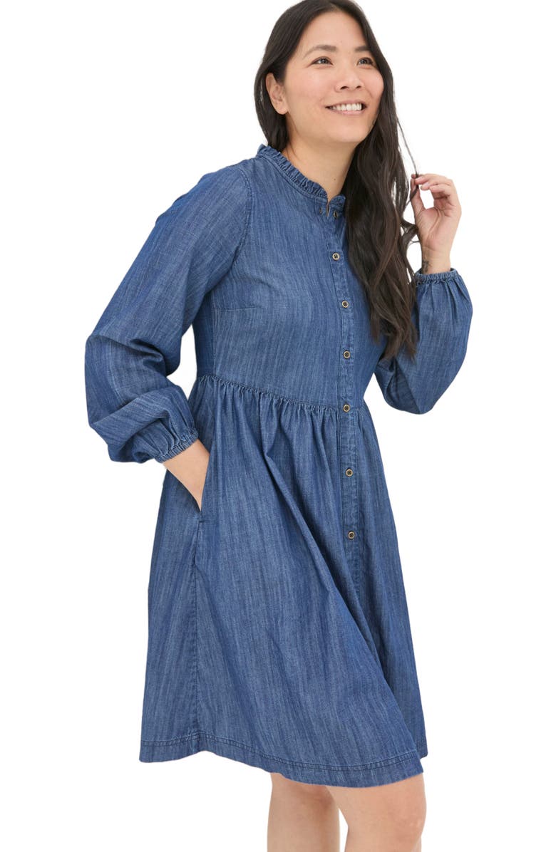 FatFace Women's Corrie Denim Dress, Main, color, 