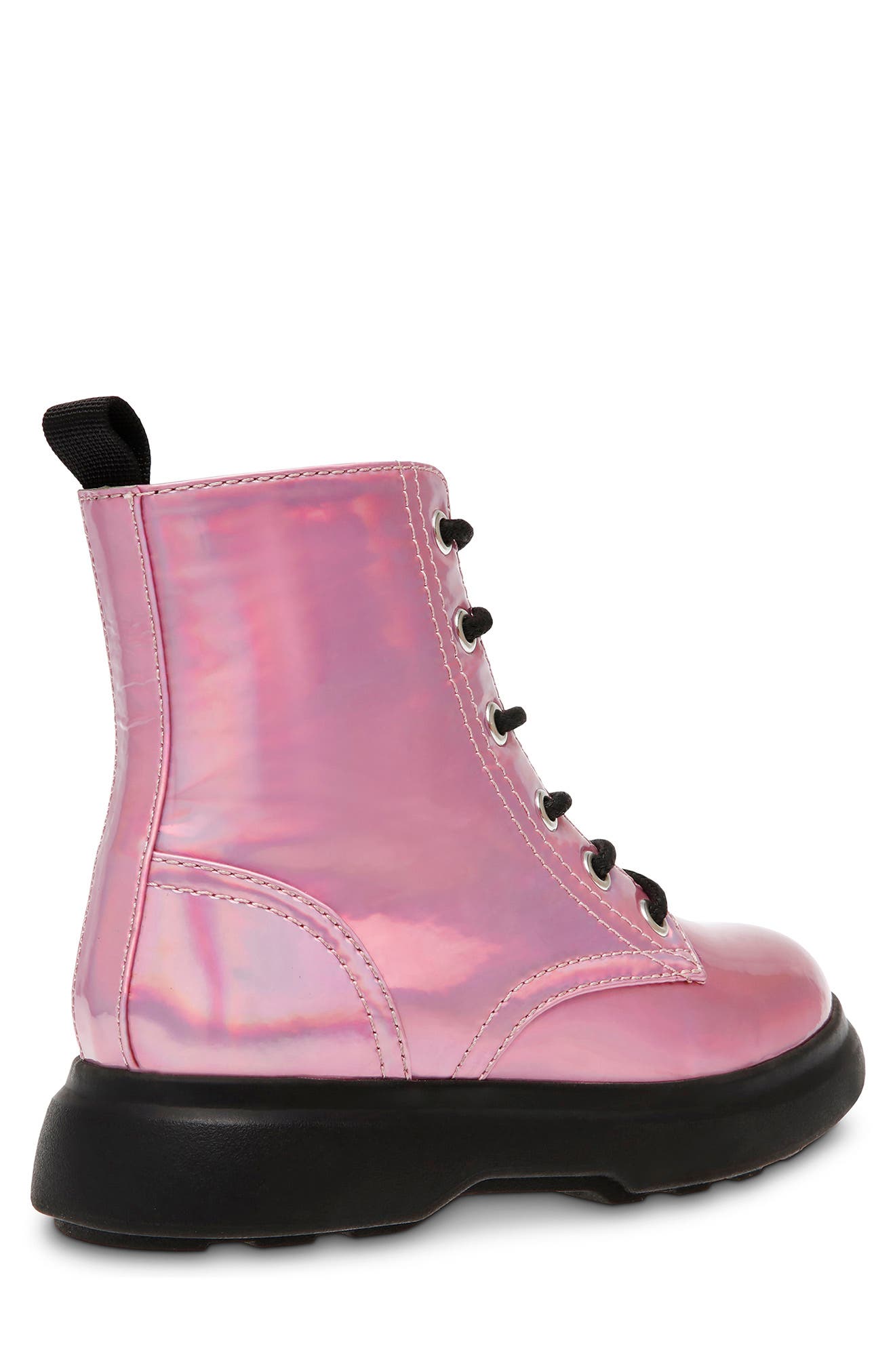 Kids' Colada Combat Boot, Alternate, color, PINK