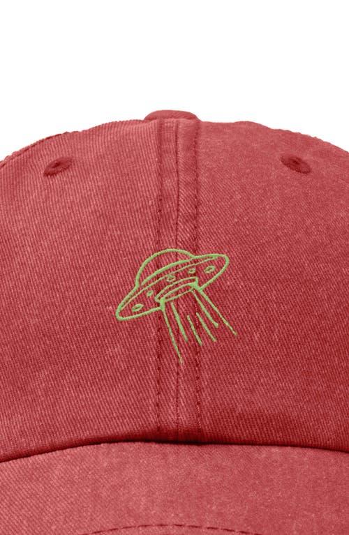 Dalix Ufo Hat In Washed Red
