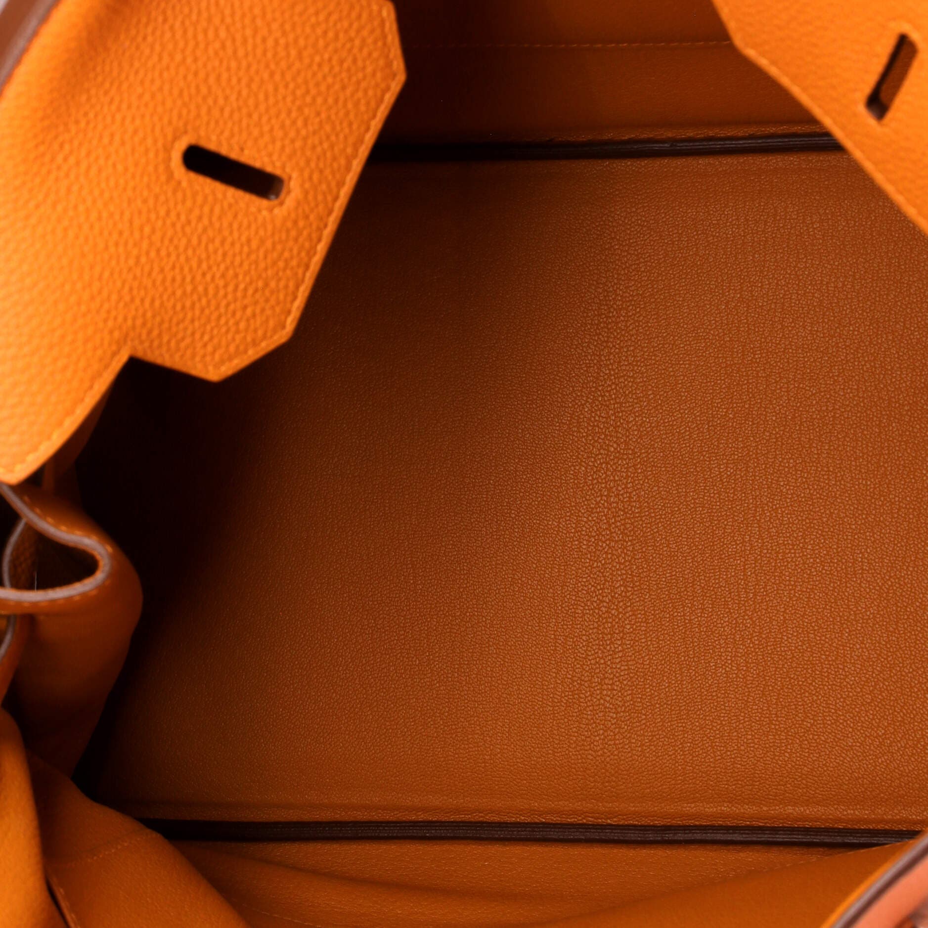 Pre-Owned Hermes Birkin Handbag Orange Togo with Palladium Hardware 35, Alternate, color, Feu