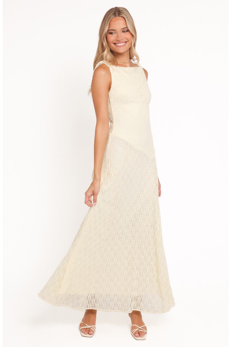 Kirsten Lace Maxi Dress, Alternate, color, YELLOW