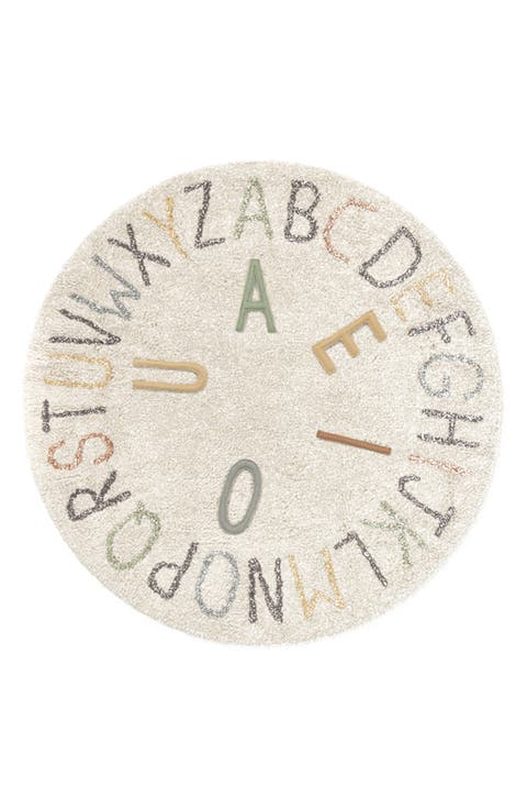 RugCycled World Map Washable Cotton Blend Rug