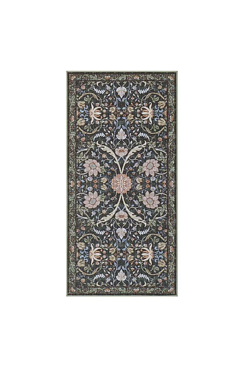 Washable Printed Chenille Rug, Main, color, Abrabella Multi