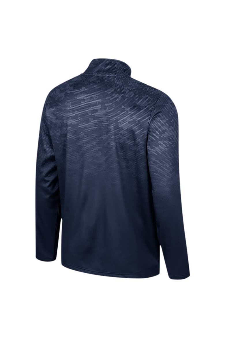 Men's Colosseum  Navy West Virginia Mountaineers The Machine Half-Zip Jacket, Alternate, color, Navy