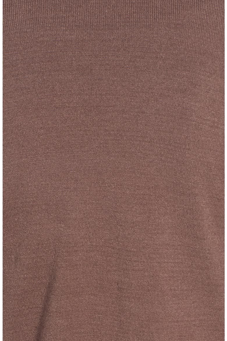 Ruched Bell Sleeve Cardigan, Alternate, color, BROWN TAUPE