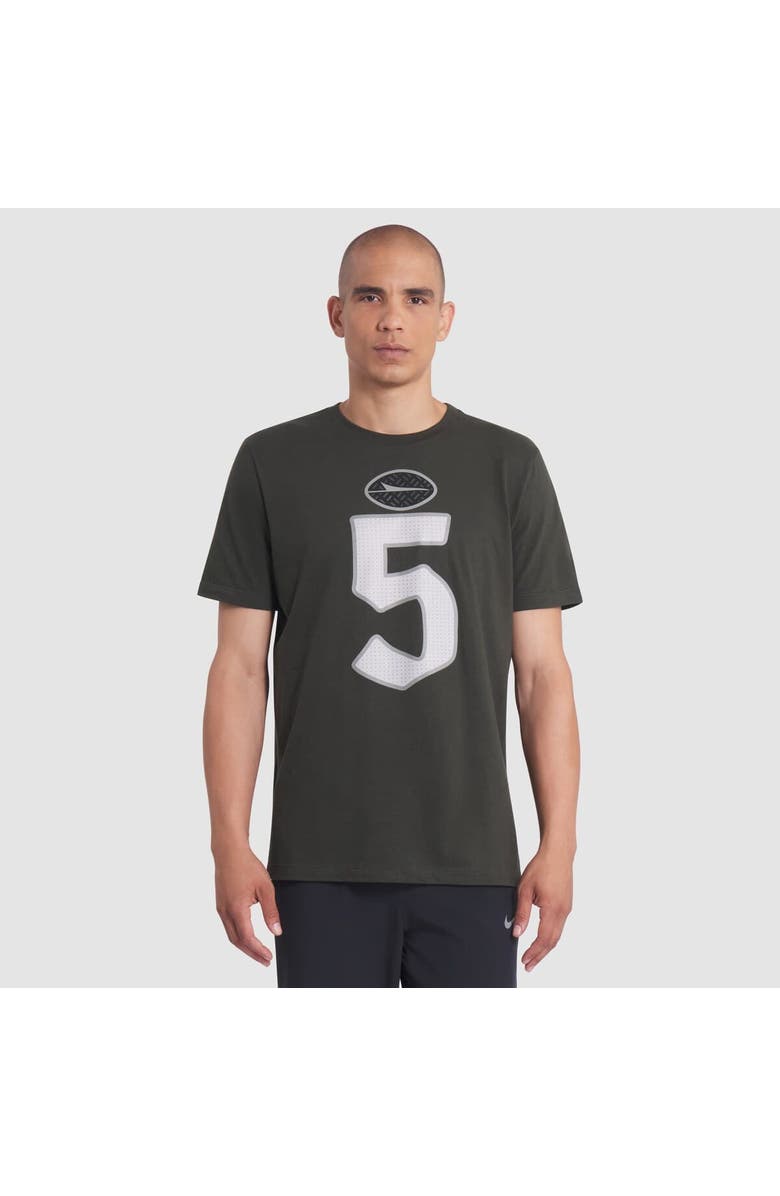 Nike Men's Nike Garrett Wilson Gotham Green New York Jets 2025 Rivalries Collection Player Name & Number T-Shirt, Main, color, Green