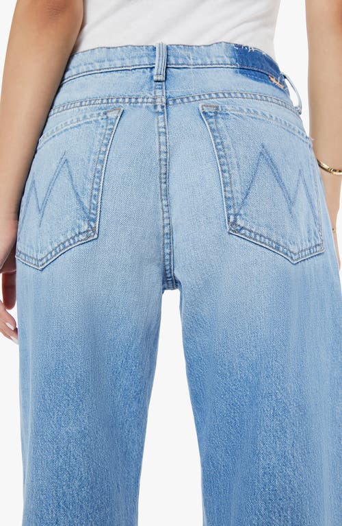 Mother Lil Dodger Button Hover Cuff Wide Leg Jeans