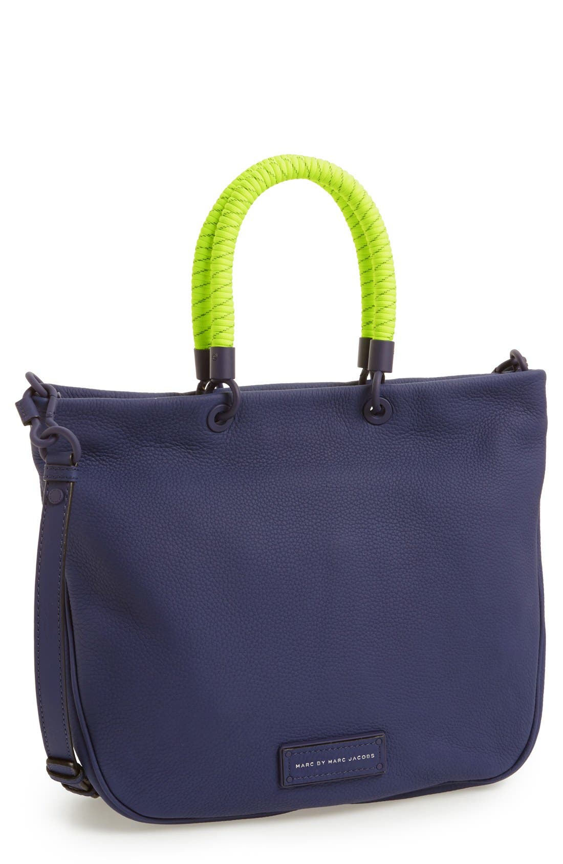 MARC BY MARC JACOBS 'Mini Too Hot to Handle' Shopper, Main, color, DEEP ULTRAVIOLET MULTI